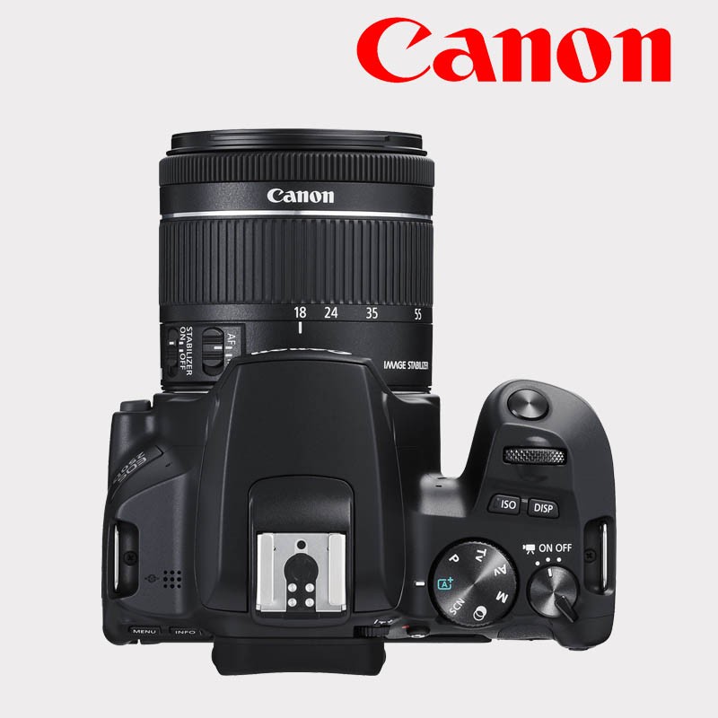 CANON Canon EOS 250D DSLR Cámara Con EF-S 18-55mm f35-56 III Lente -Negro