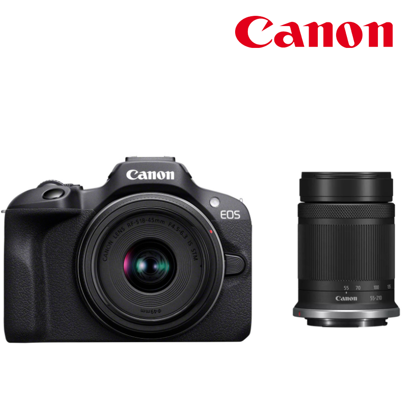 CANON EOS R100 + 18-45 4,5-6,3 + RF 55-210 IS STM - Foto Trade Luxembourg